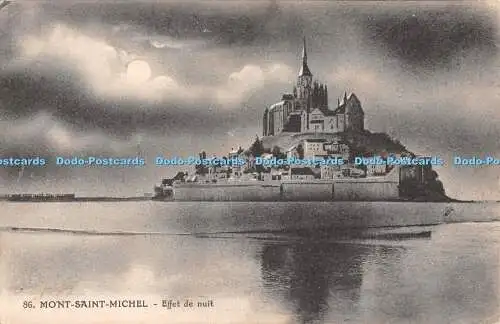 R499084 Mont Saint Michel Effet de Nuit J Nozais