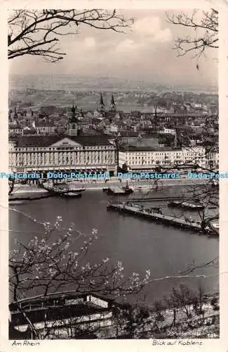 R493633 Am Rhein Blick auf Koblenz Banisch u Kratz RP