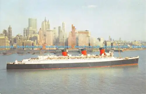 R497331 Cunard R M S Queen Mary Postkarte