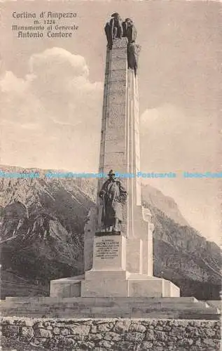 R493704 Cortina d Ampezzo Monumento al Generale Antonio Cantore Lorenz Franzl Nr