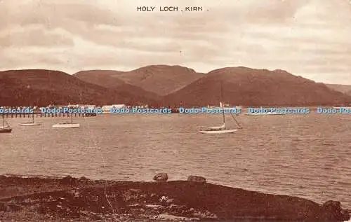 R499189 Kirn Holy Loch E T W Dennis Postkarte