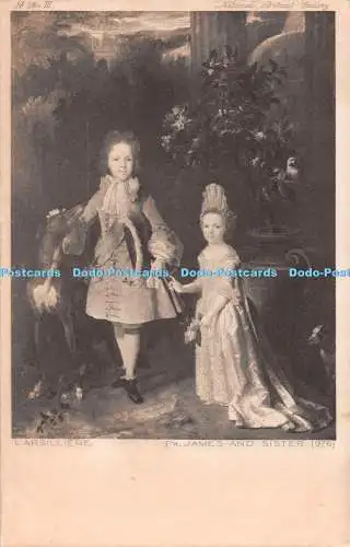 R493773 National Portrait Gallery Pr James and Sister Medici Society 14 Ser III