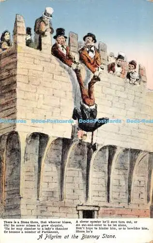 R493827 A Pilgrim at the Blarney Stone Woolstone Bros The Milton Series Irish Li