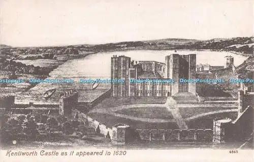 R497566 Kenilworth Castle, wie es 1620 Valentine Series erschien