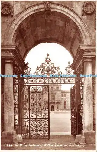 R493880 Wilton House Nr Salisbury The Main Gateway E A Sweetman RP