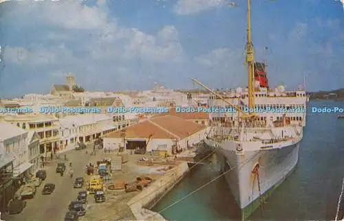 R499372 Queen of Bermuda At No 1 Dock In Hamilton Bermuda Drug A Mike Roberts Co