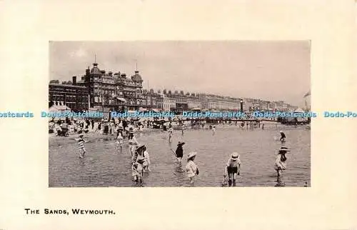 R499394 Weymouth The Sands Postkarte