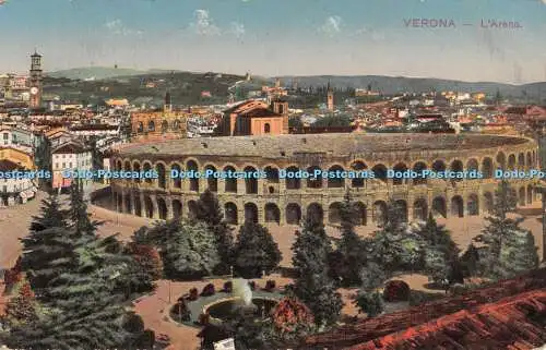 R499436 Verona L Arena A G V Postkarte