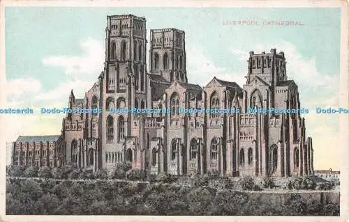 R495976 Liverpool Kathedrale D und D G Postkarte