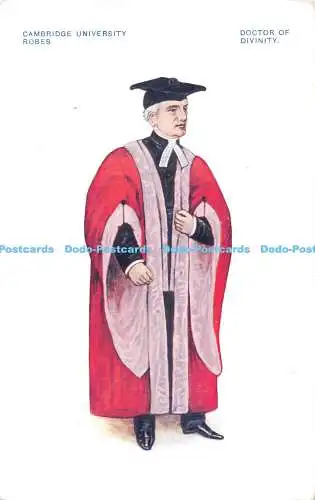 R494059 Cambridge University Robes Doctor of Divinity G D O