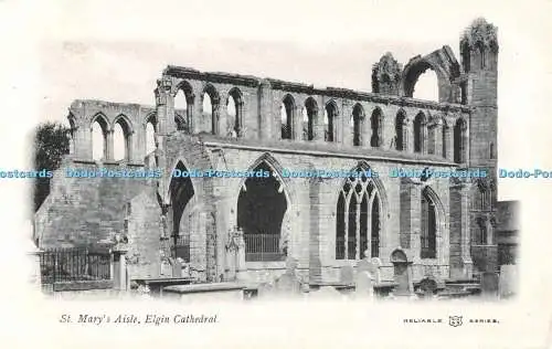 R497763 Elgin Cathedral St Mary Aisle zuverlässige W R und S Serie