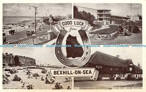R496033 Good Luck from Bexhill on Sea 35C 1955 Multi View