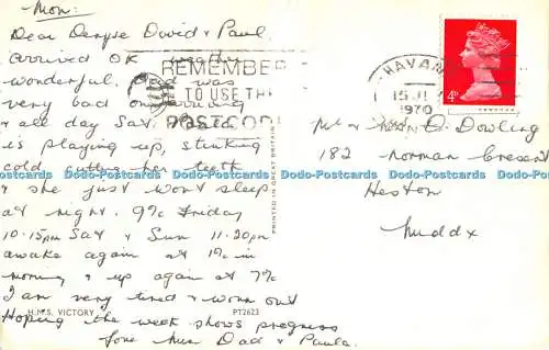 R494124 H M S Sieg Postkarte