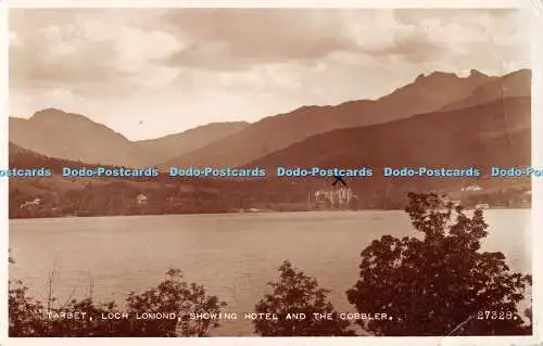 R497870 Tarbet Loch Lomond Showing Hotel and the Cobbler Valentine RP