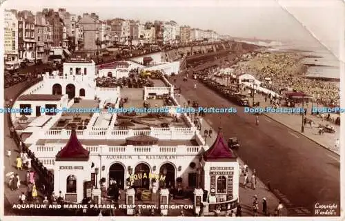 R497895 Brighton Aquarium and Marine Parade Kemp Town A W W Wardell RP
