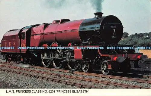 R497905 L M S Princess Class No 6201 Princess Elizabeth Photo Precision Colourma