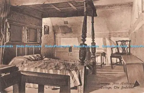 R501066 Shottery Ann Hathaways Cottage The Bedstead Friths Serie Nr. 1054 B