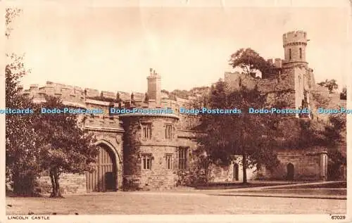 R499722 Lincoln Castle 67029 Photochrom 1954