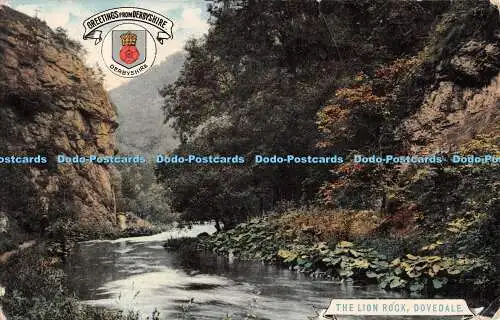 R499729 Grüße aus Derbyshire The Lion Rock Dovedale The Philco Publishing S