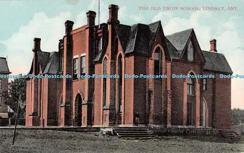 R497976 Lindsay Ont The Old Union School Stedman Bros R S M