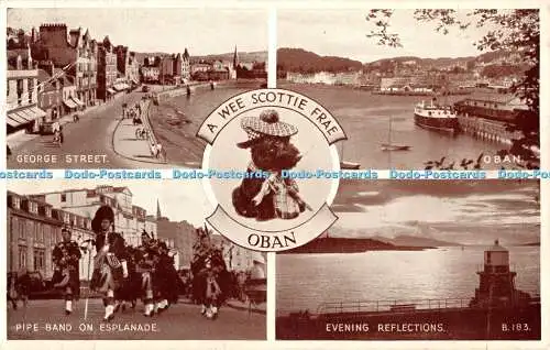 R496268 A Wee Scottie Frae Oban B 183 Phototype Valentines Multi View