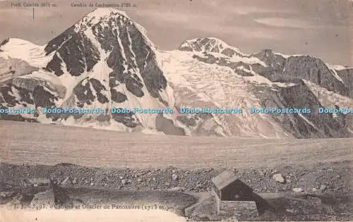 R499805 J J 5493 Cabane et Glacier de Panossiere Petit Combin Combin de Corbassi