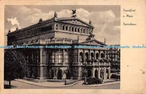 R494355 Frankfurt a Main Opernhaus Postkarte