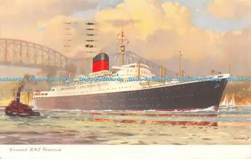 R496292 Cunard R M S Saxonia B 1667 1962