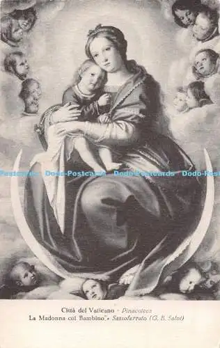 R498061 Citta del Vaticano Pinacoteca La Madonna col Bambino Sassoferrato G B Sa