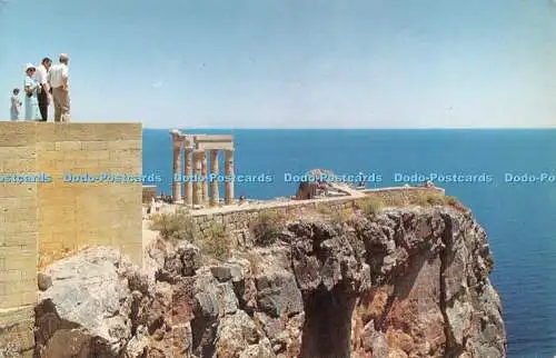 R494399 Insel Rhodos Akropolis Lindos J Makris Olympic Airways