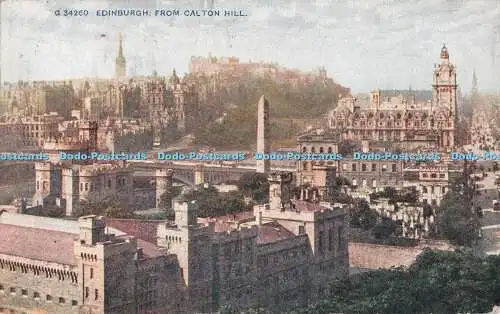 R499881 G 34260 Edinburgh From Calton Hill Celesque Series photochrom 1919