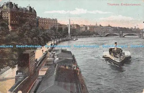 R499923 Thames Embankment 1907