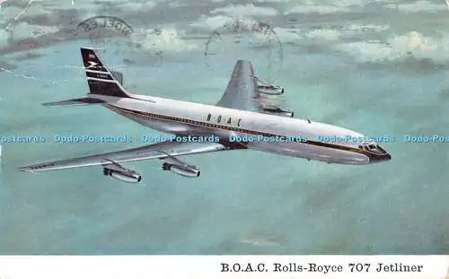 R496396 B O A C Rolls Royce 707 Jetliner 4 Rolls Royce Conway 505 Motoren Boeing