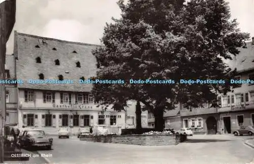 R496436 Oestrich am Rhein Gasthaus Zur Krone Rheingau Inh Ignaz Bibo F G Zeitz 1