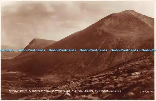 R499990 Cairn Toul and Devils Point from Larig Ghru Pass The Cairngorms 214926 V