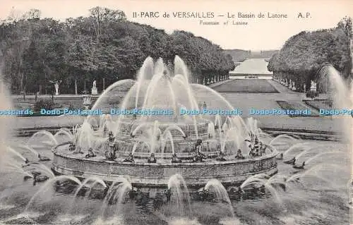 R501406 II Parc de Versailles Le Bassin de Latone Brunnen Latone A Papeghin