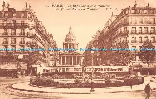 R500147 Paris Soufflot Street and the Pantheon T M K Imprime Illustre