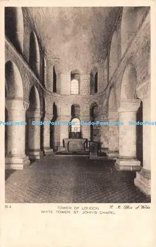 R498413 B 4 Tower of London White Tower St Johns Chapel H M Office of Works Harr