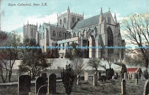 R500248 Ripon Cathedral from S E Woodbury Series No 1198