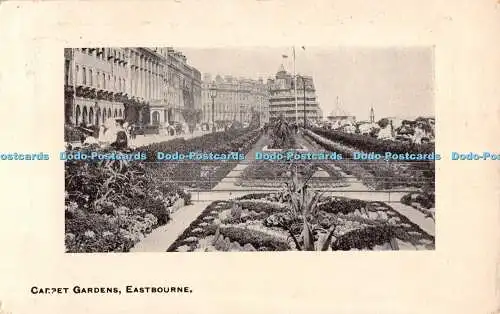 R501672 Eastbourne Carpet Gardens R F P C K 1915