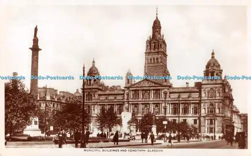 R500312 Glasgow Municipal Buildings and Cenotaph J M Caledonia Series RP