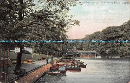 R500330 Leeds Roundhay Park New Boathouse W R and S Reliable Series 1907