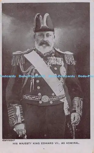 R498573 Seine Majestät König Edward VII als Admiral G D und D L