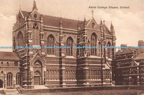 R500420 Oxford Keble College Kapelle Postkarte