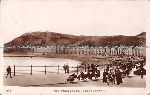 R500428 Aberystwyth The Promenade W H S Kingsway Echtfoto Serie 1914