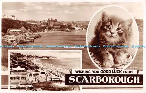 R500445 Ich wünsche Ihnen viel Glück aus Scarborough South Bay North Bay Bamforth RP M