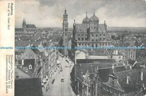 R501860 Augsburg Blick auf das Rathaus Carl Gerber Fremdenverkehrsverein Zwölf