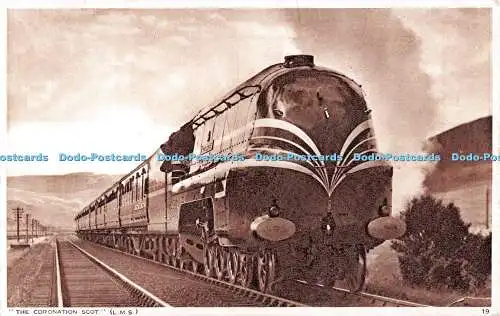 R501862 L M S The Coronation Scot Photochrom