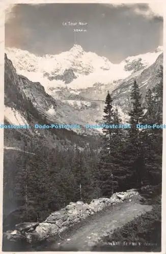 R498753 Val Ferrex Le Tour Noir 3844 m R E Chapallaz Fils 1927