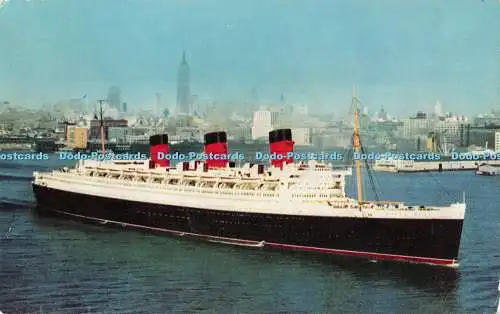 R501925 R M S Queen Mary Cunard Line J Salmon